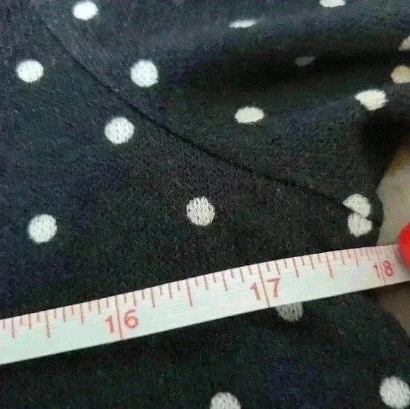 MONTEAU lightweight polkadot  top size small - Picture 9 of 13